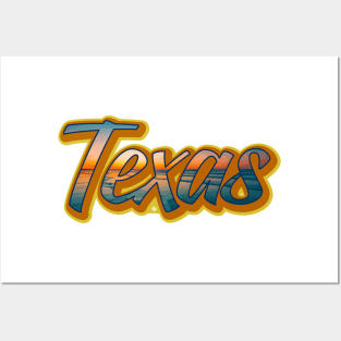 Texas Sunset Posters and Art